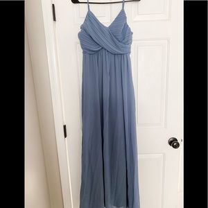 Lulus Dusty Blue Dress